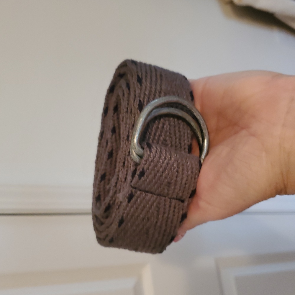 Grey Brown Woven Belt Size 44 🌻